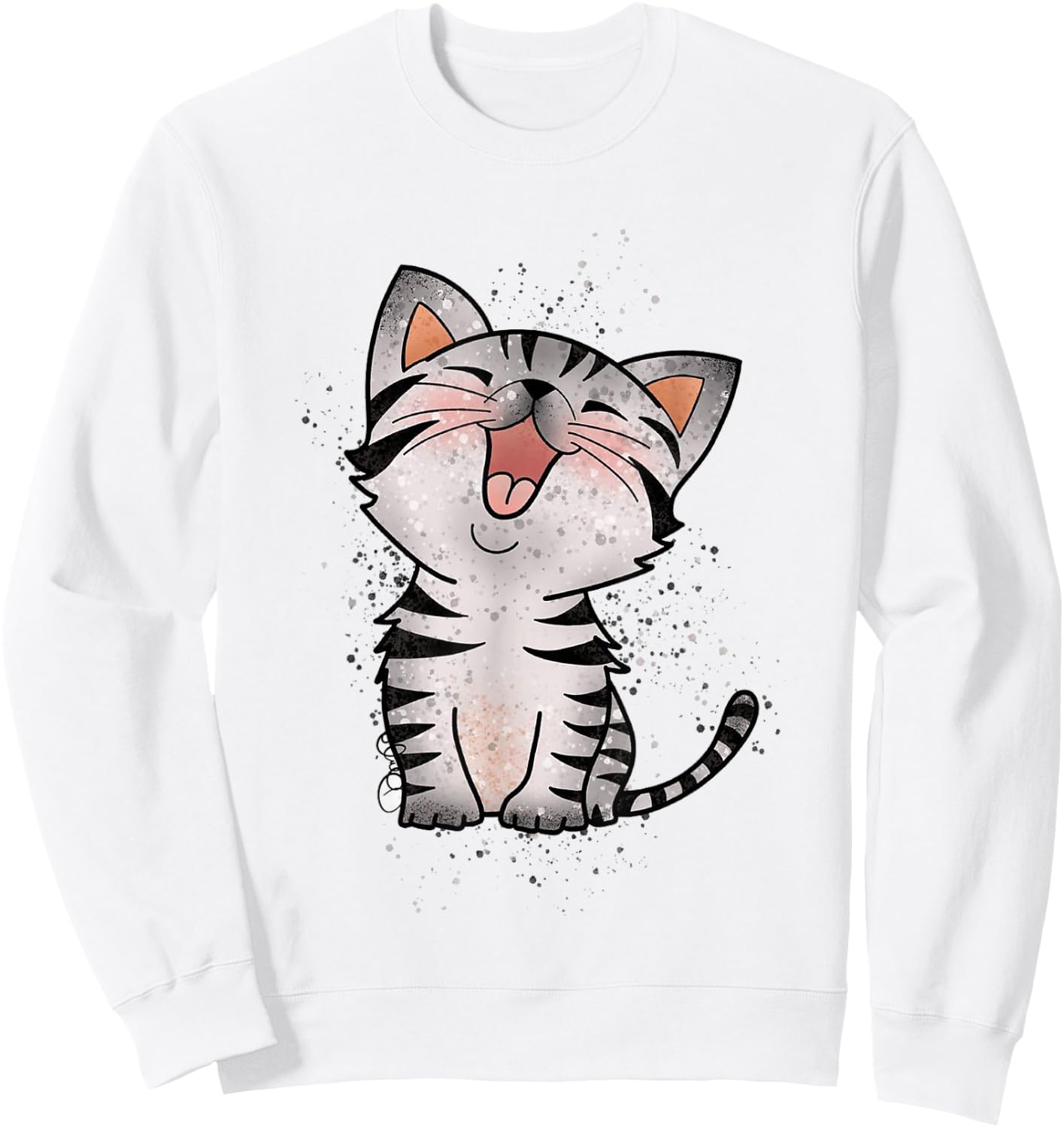Cute Kitten Cat Lovers , White Sweatshirt - Sweatshirt | White