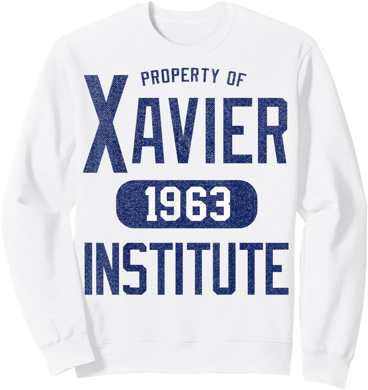 Marvel X-Men Xavier Institute 1963 Campus Property Sweatshirt - Sweatshirt | White