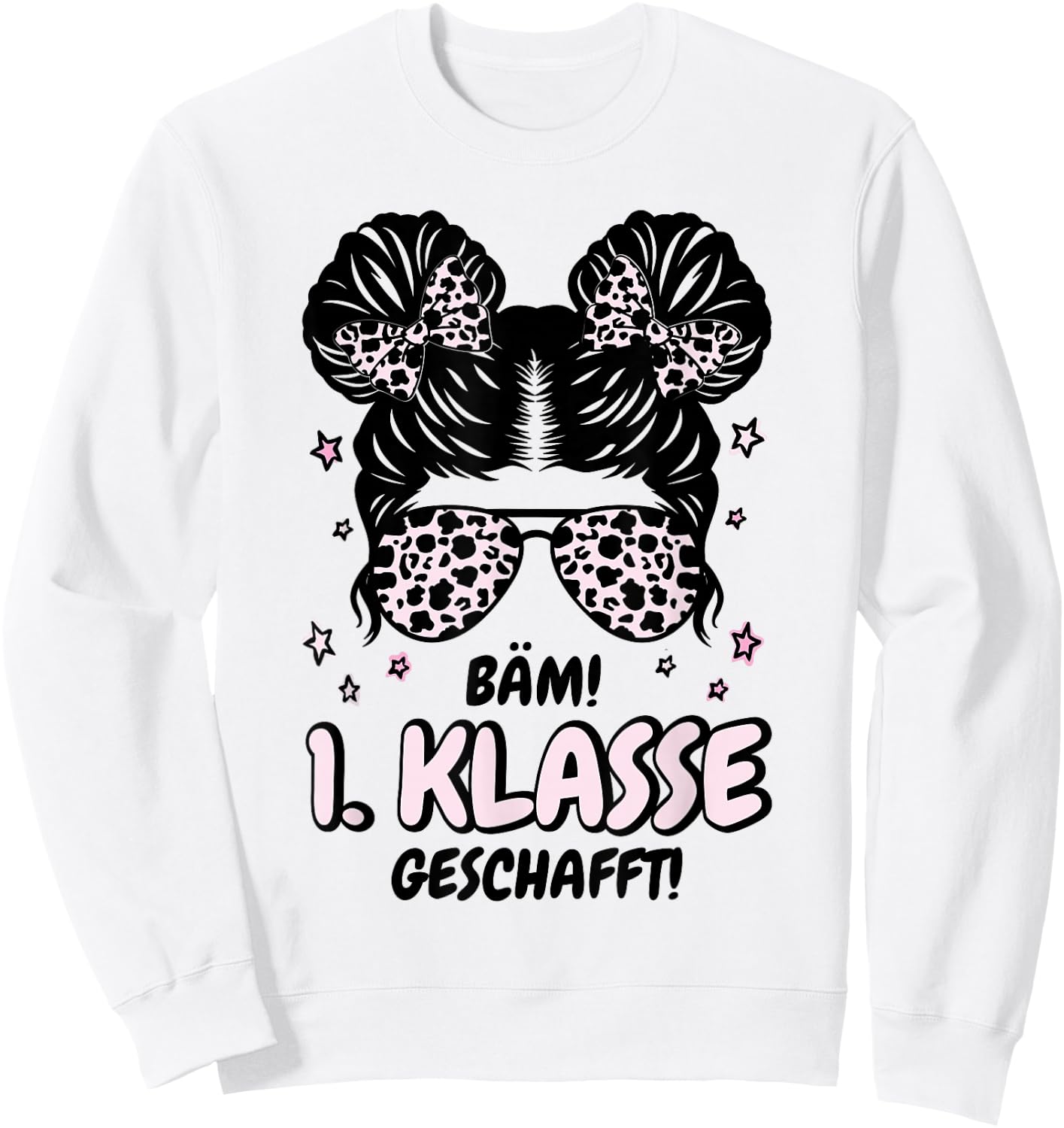 Bäm 1. Klasse Geschafft 2026 Abschluss 1. Klasse Sweatshirt - Sweatshirt | White