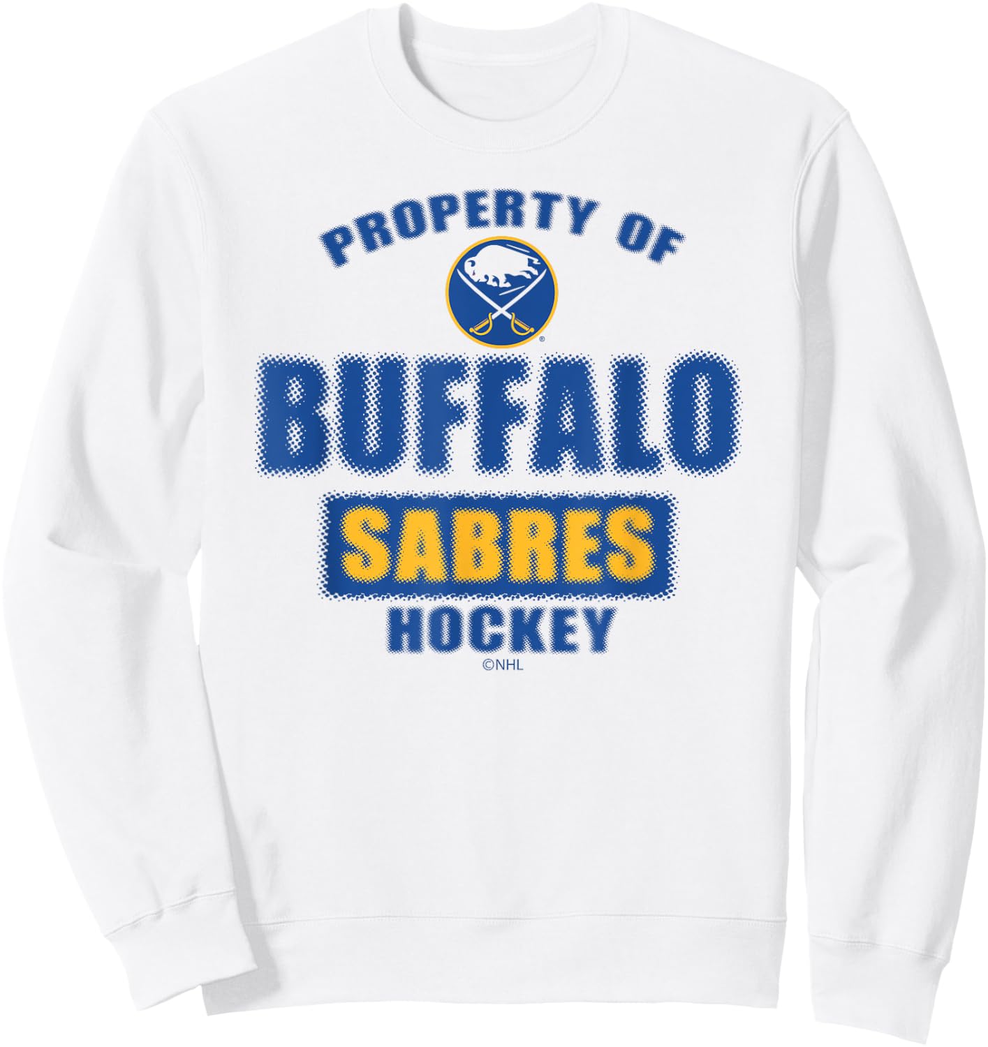 Buffalo Sabres Property White Officially Licensed Sweatshirt - Sweatshirt | White