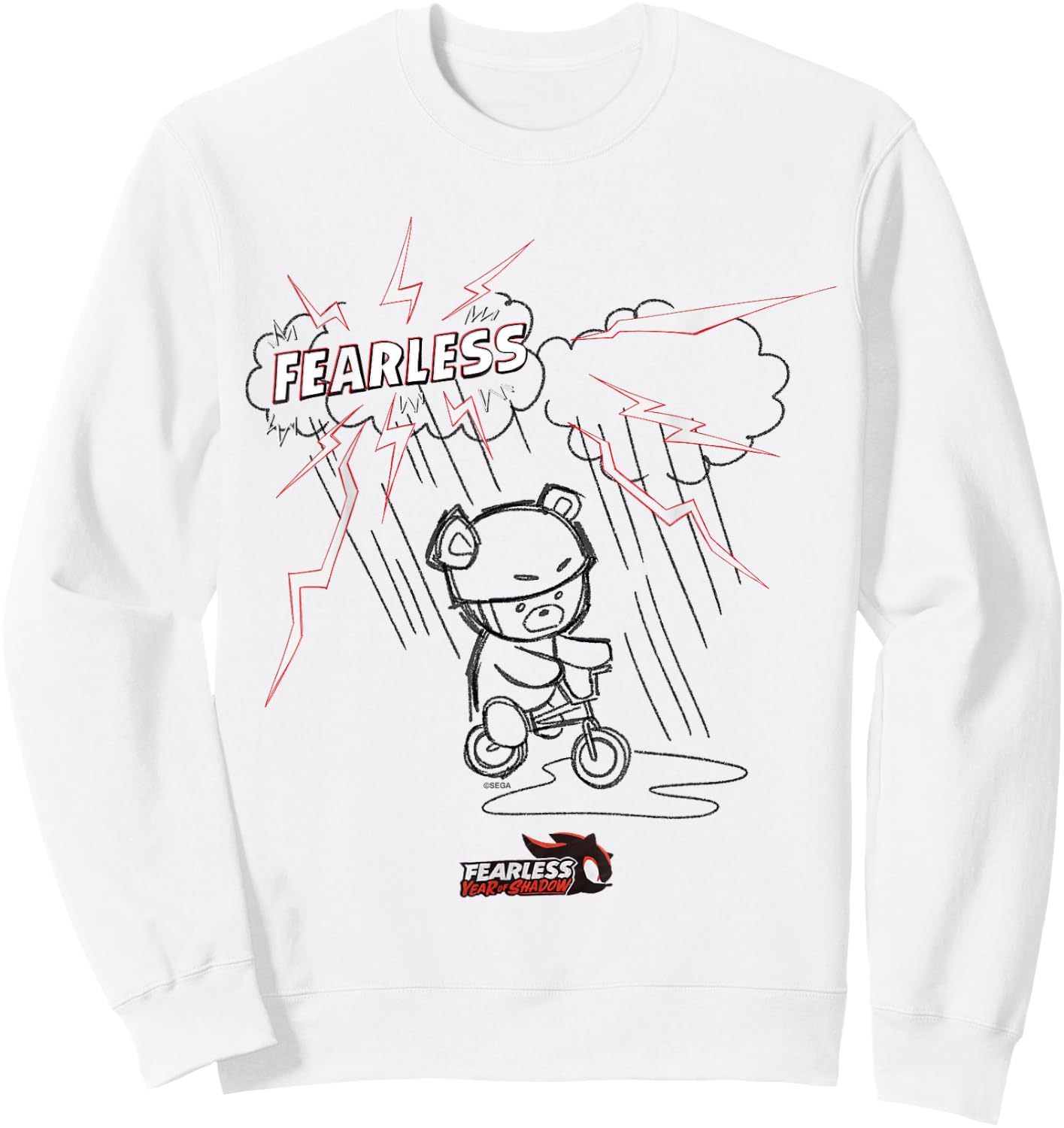 Sonic the Hedgehog, Fearless: Year of Shadow - Fearless bear Sweatshirt - Sweatshirt | White