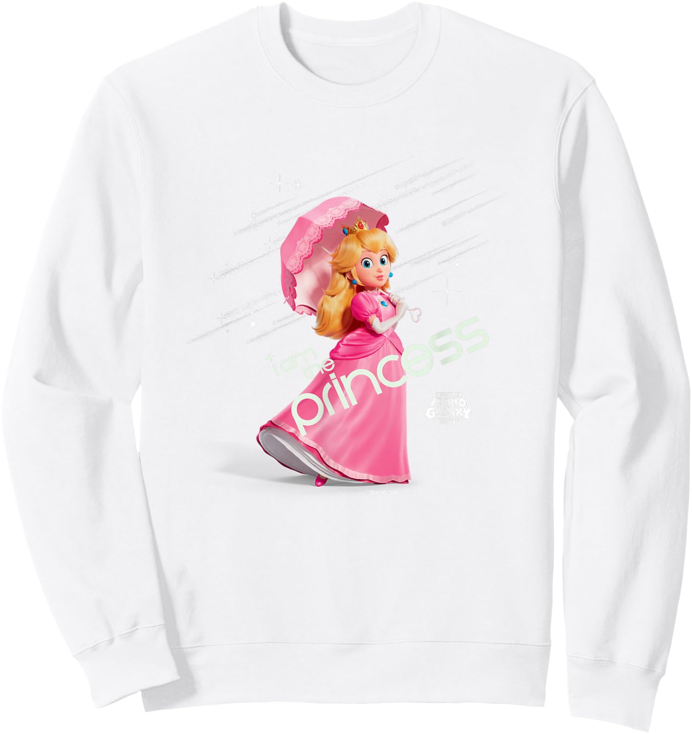 The Super Mario Galaxy Movie Princess Peach Elegance Sweatshirt - Sweatshirt | White
