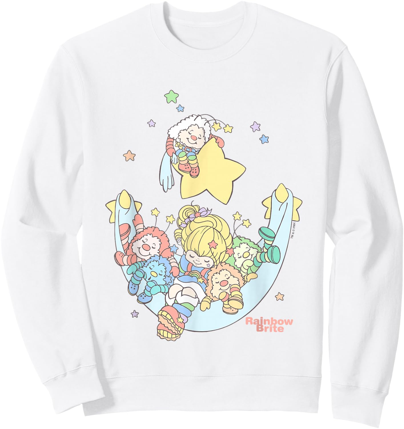 Rainbow Brite Sleeping Sprites Vintage Sweatshirt - Sweatshirt | White