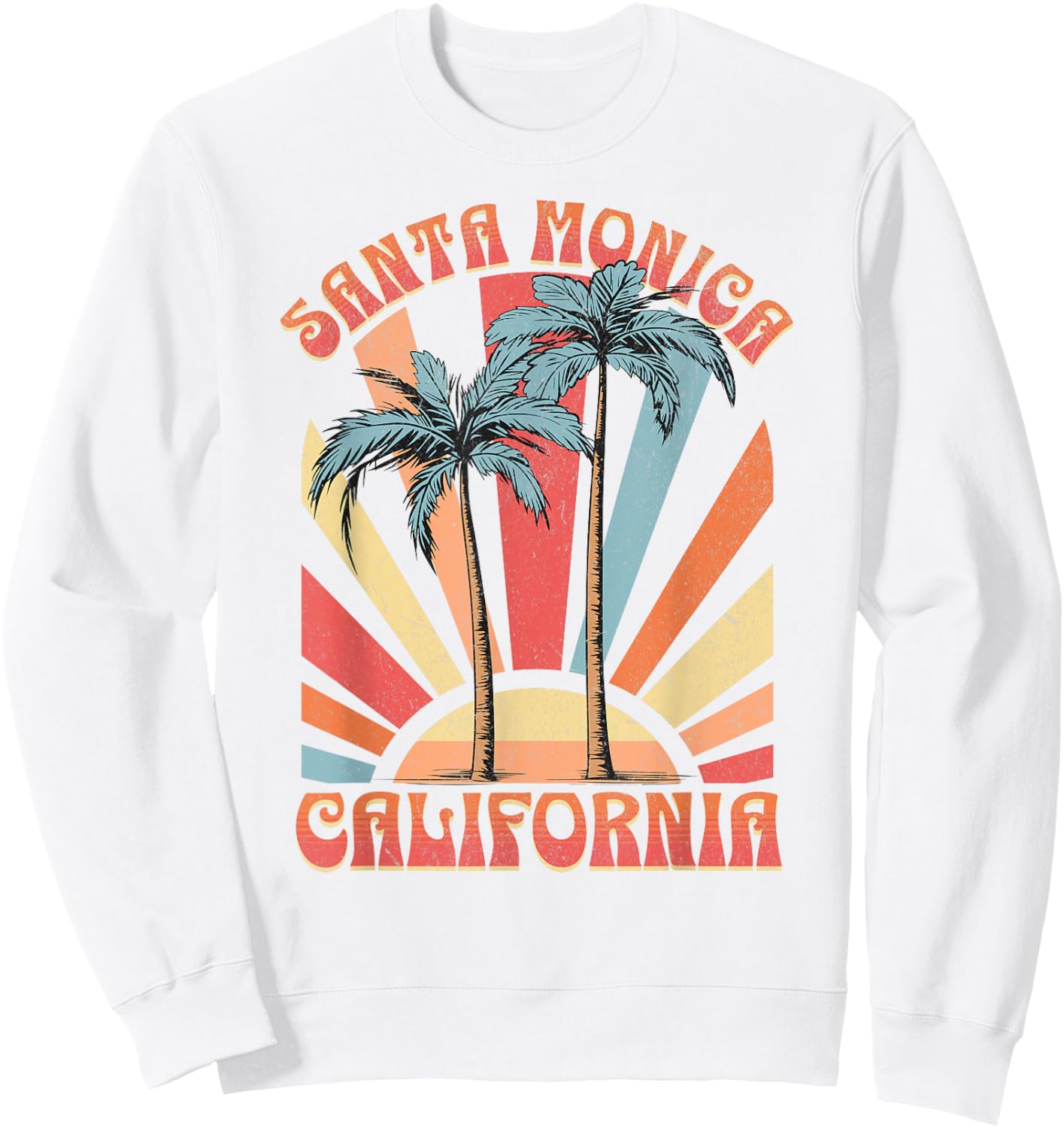 Santa Monica , white, S Sweatshirt - Sweatshirt | White