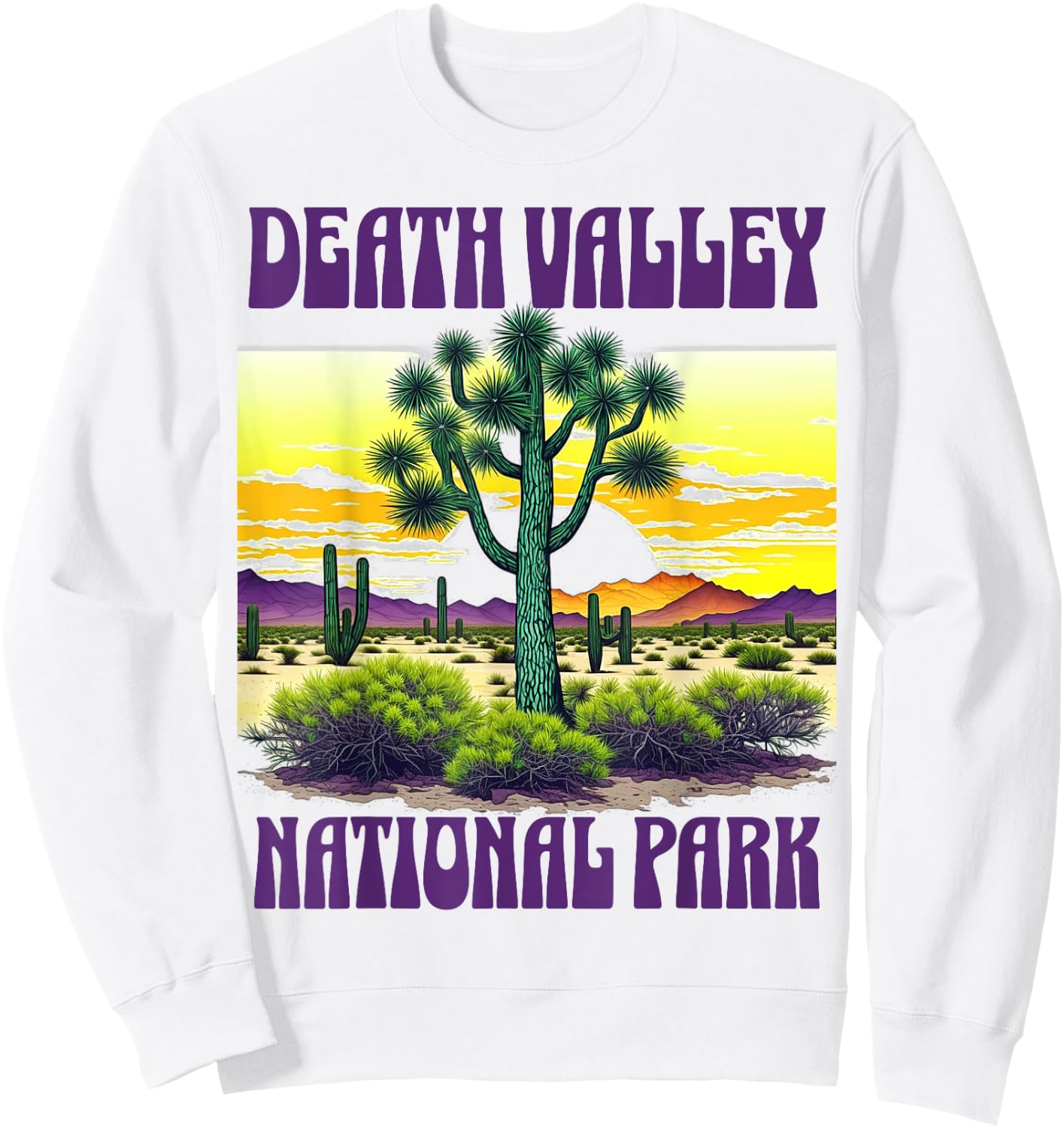 Death Valley National Park Sweatshirt - Sweatshirt | White