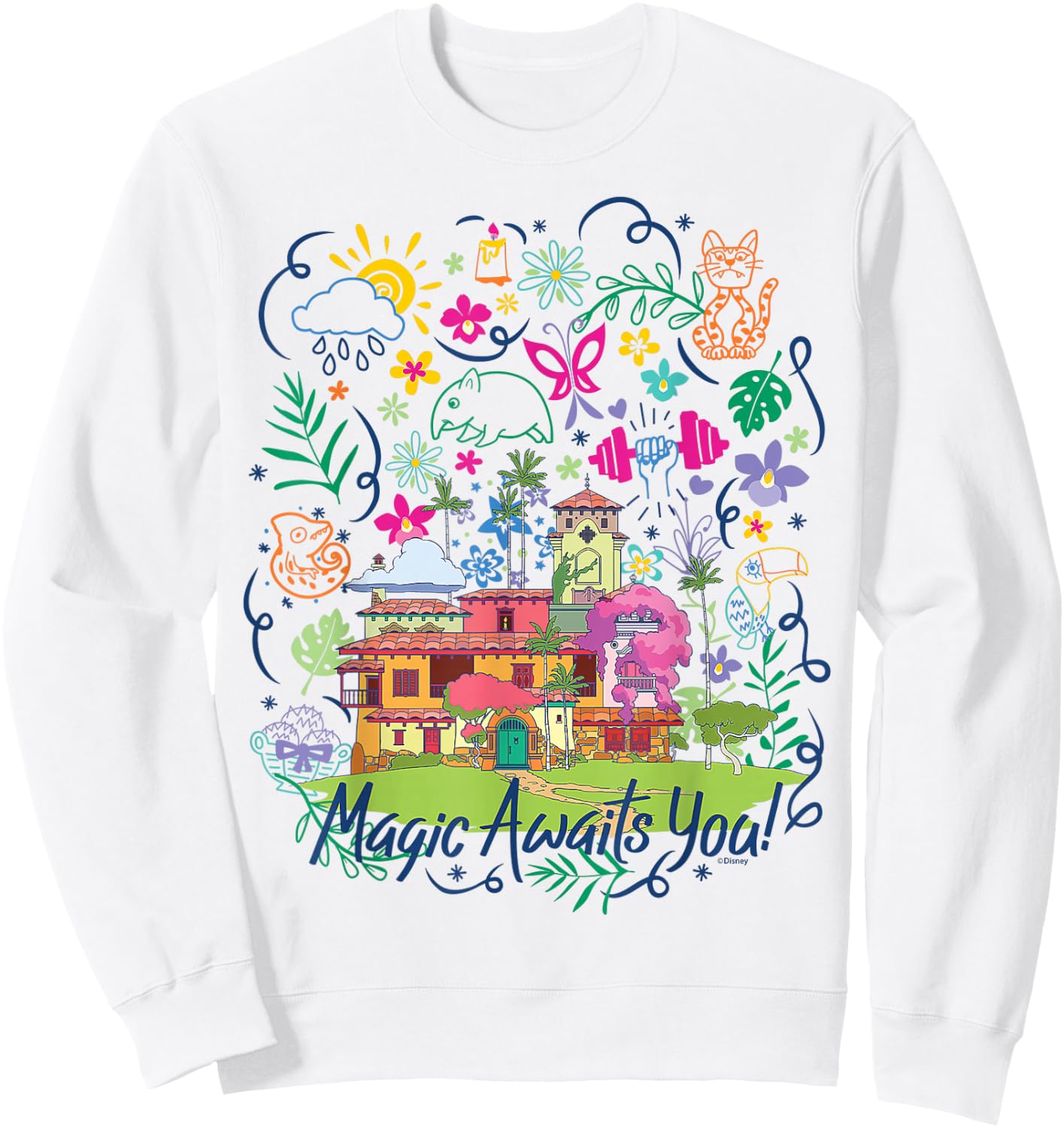 Encanto - Magic Awaits You Casa Madrigal Sweatshirt - Sweatshirt | White