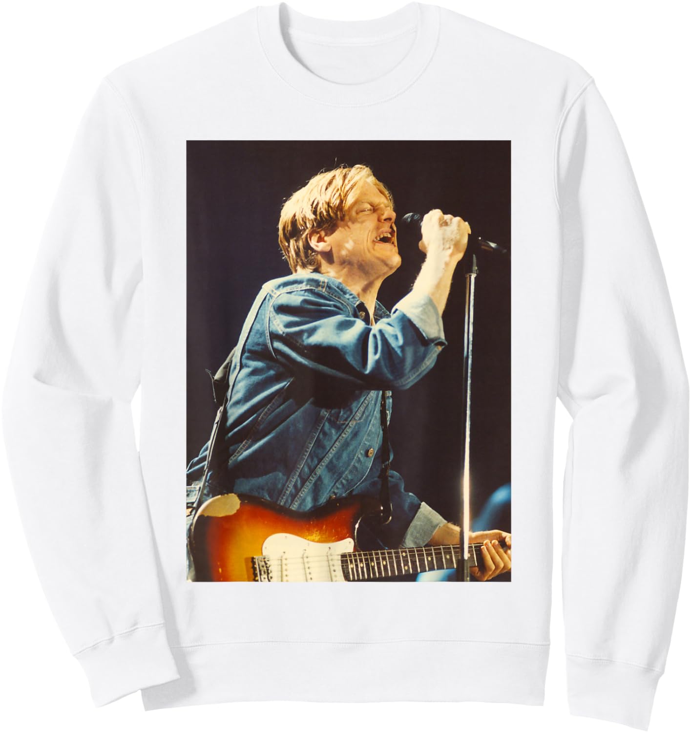 Bryan Adams Performing Waking Up The World Tour Live 1992 Sweatshirt - Sweatshirt | White