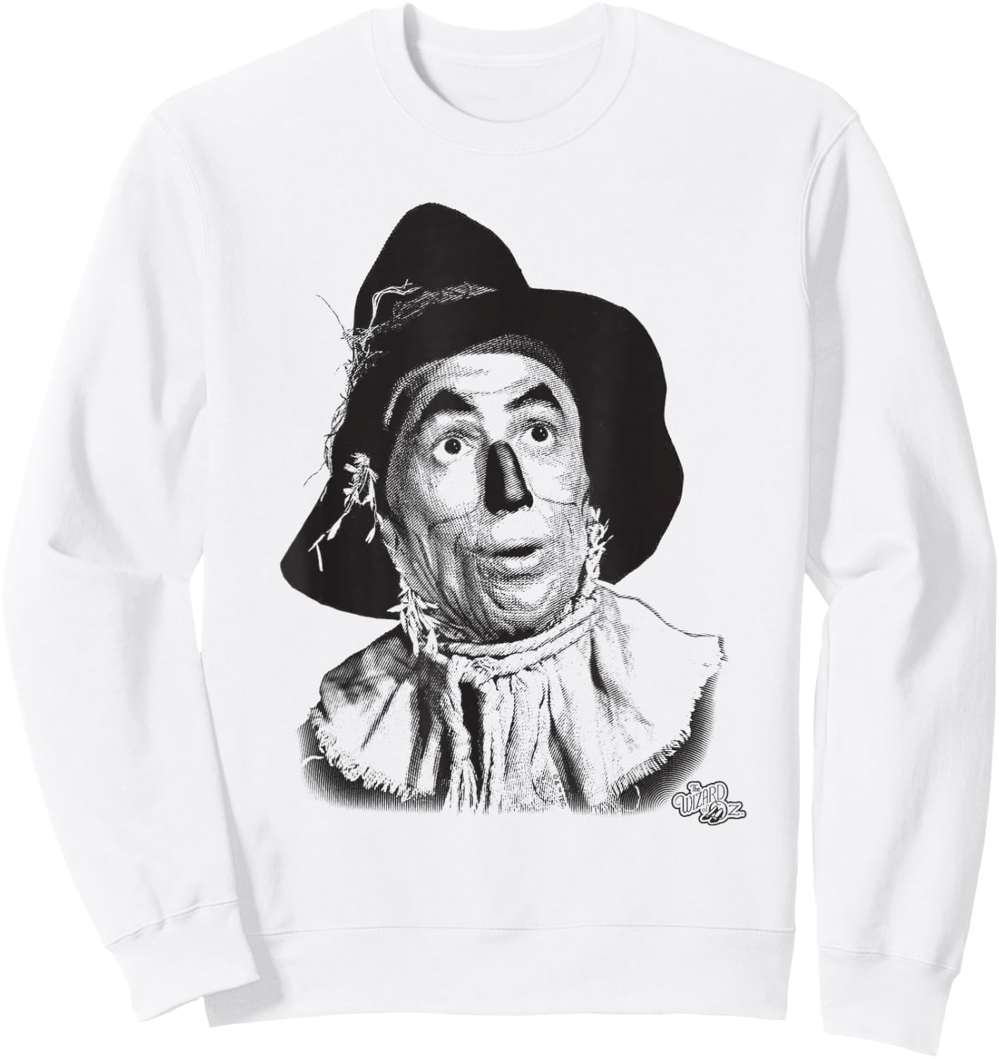 The Wizard of Oz Scarecrow Headshot Sweatshirt - Sweatshirt | White