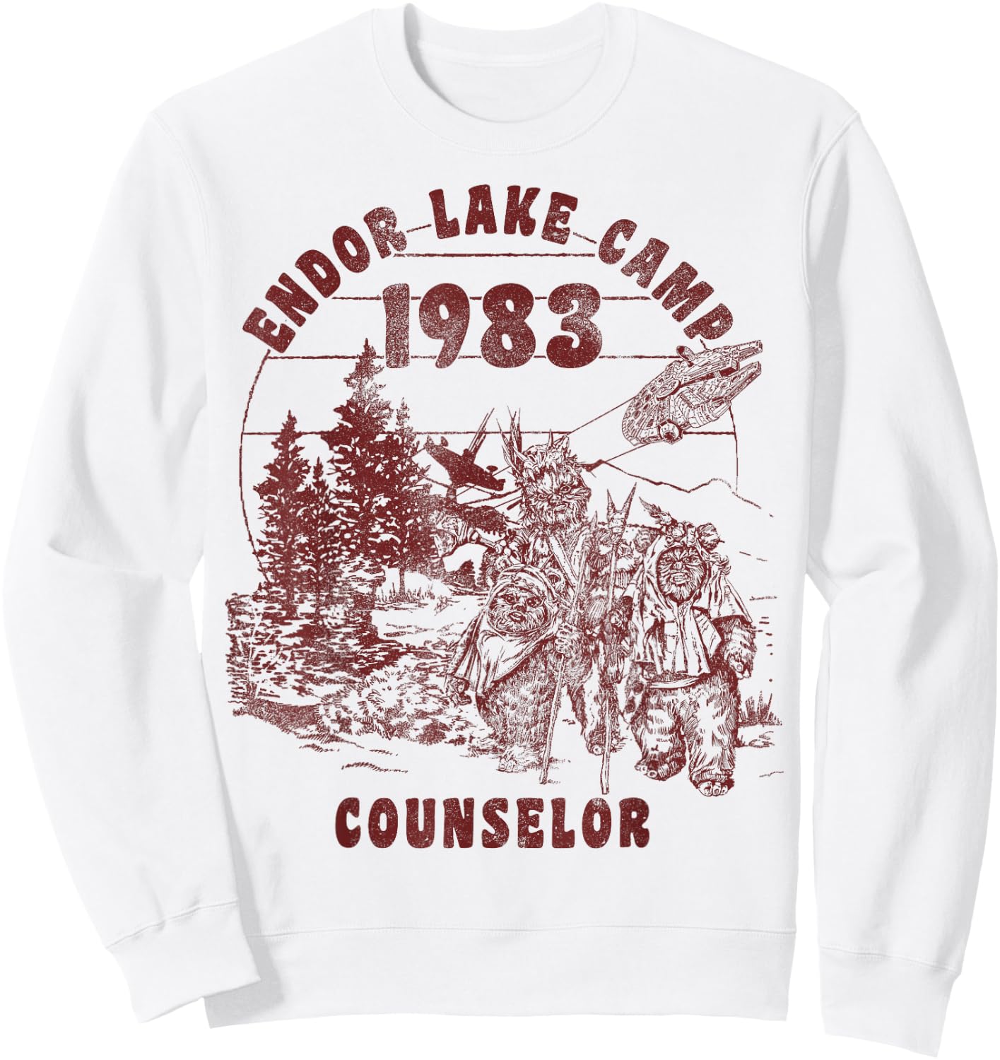 Star Wars Endor Camp Counselor Sweatshirt - Sweatshirt | White