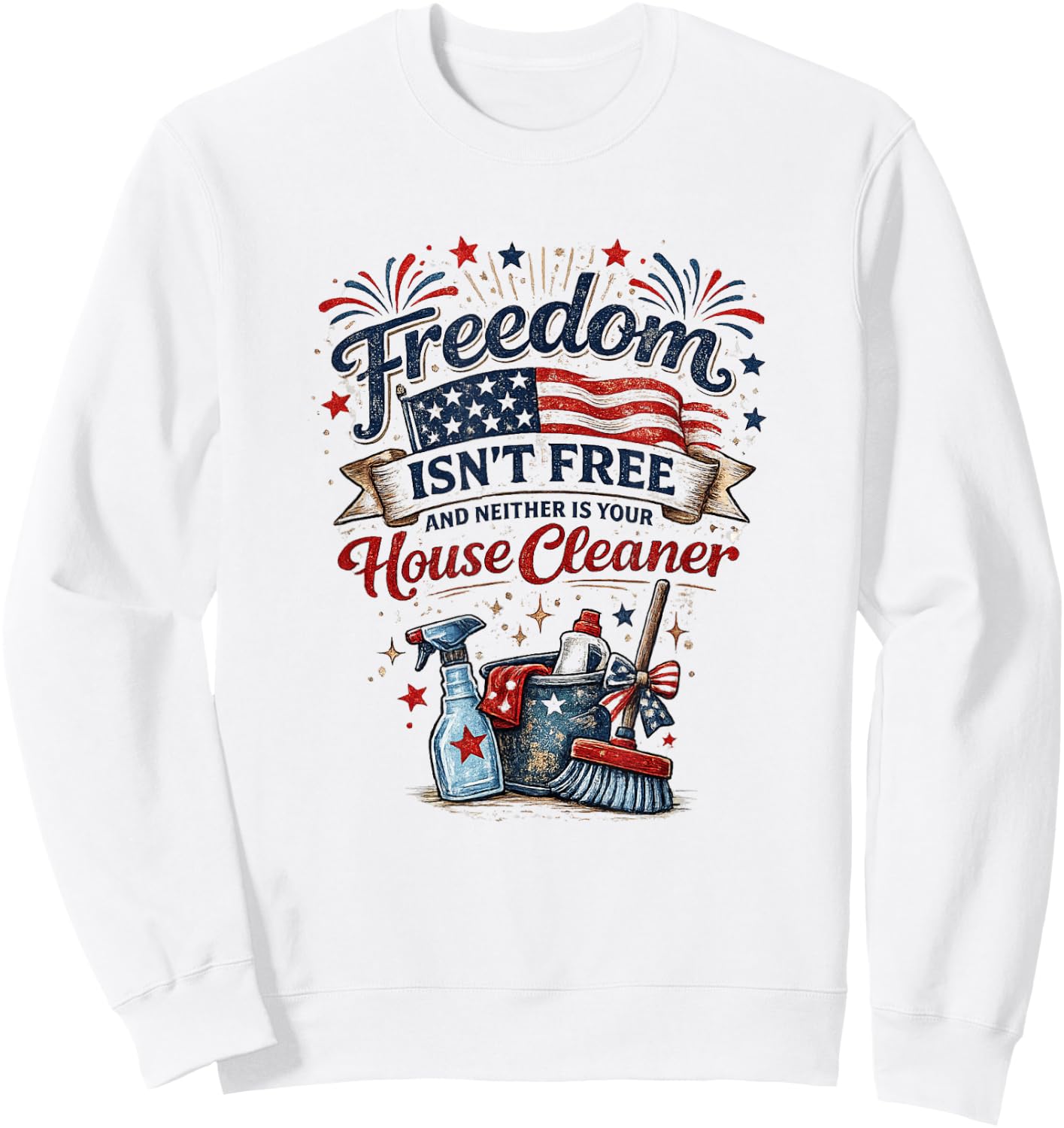 4th of July Sweatshirt - Sweatshirt | White