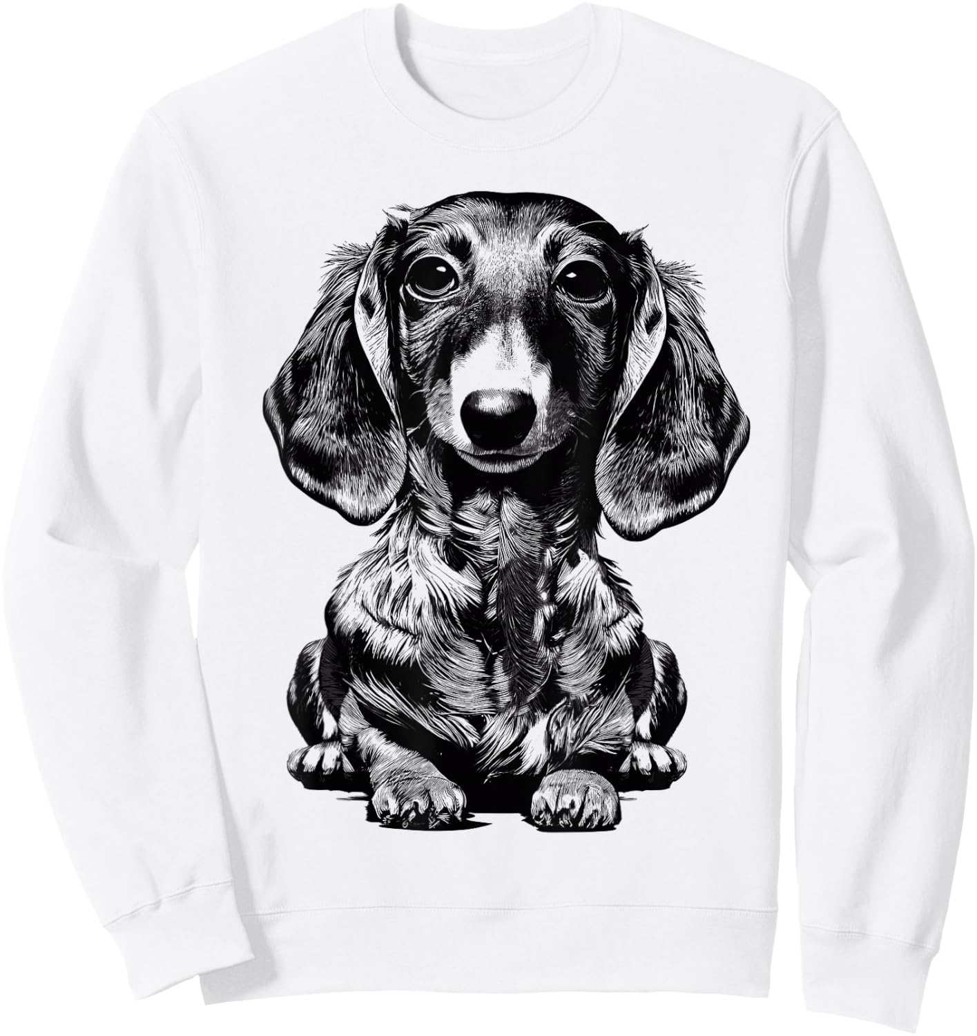 Dachshund, Wiener Dog Puppy, Doxie Mom Small Sweatshirt - Sweatshirt | White