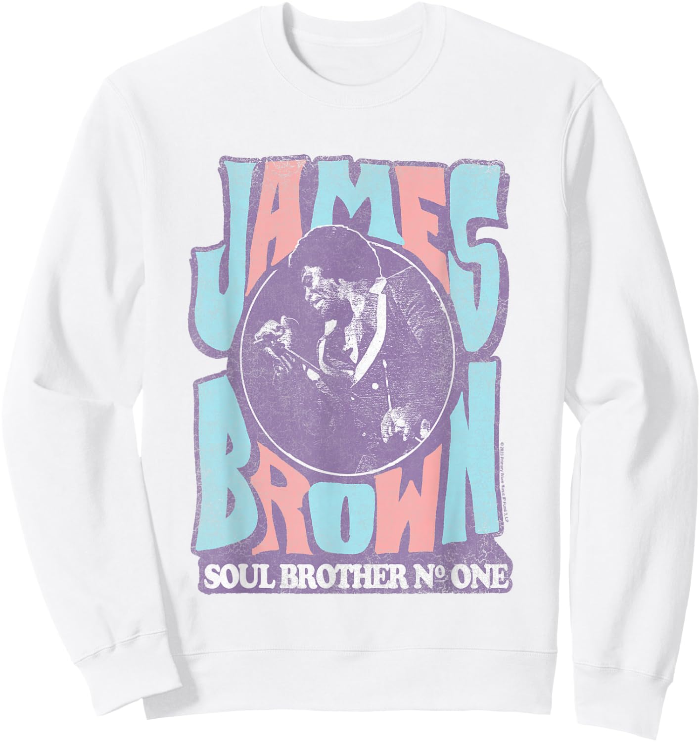 James Brown Soul Brother Number One Sweatshirt - Sweatshirt | White