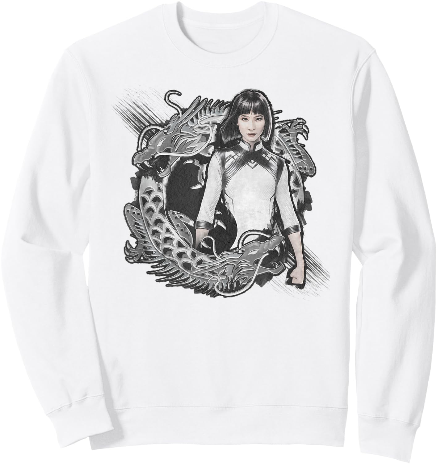 Marvel Shang-Chi Xialing Dragon Sweatshirt - Sweatshirt | White