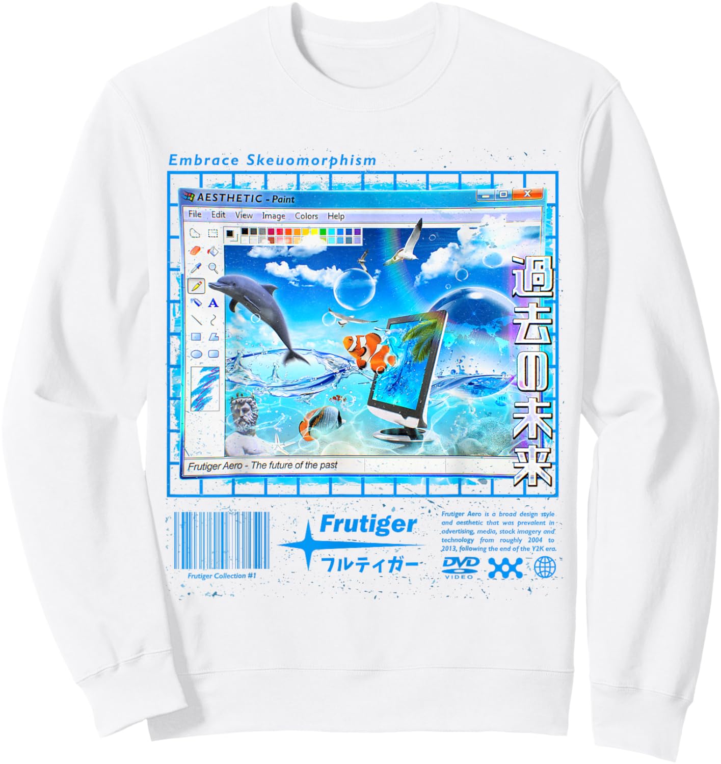 Frutiger Aero Fashion Collection Sweatshirt - Sweatshirt | White