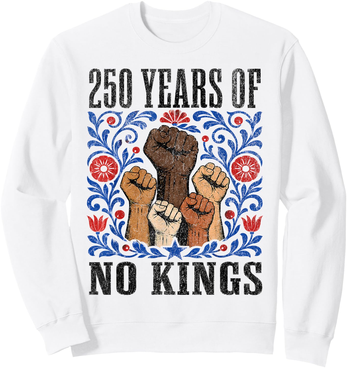 No Kings June 14 Sweatshirt - Sweatshirt | White