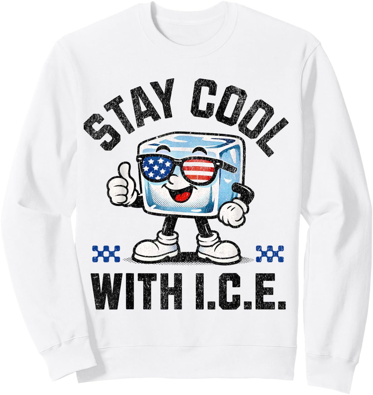 Funny Pro ICE Sweatshirt - Sweatshirt | White