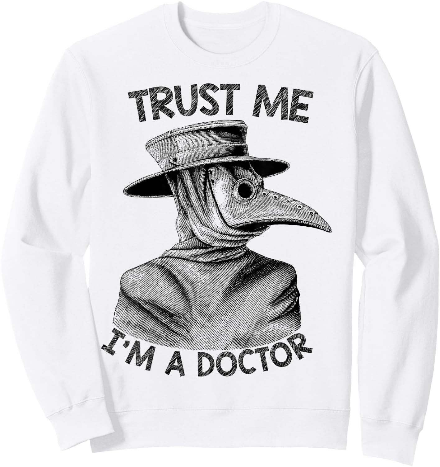 Trust Me, Ich Bin Doctor, Steampunk Sweatshirt - Sweatshirt | White