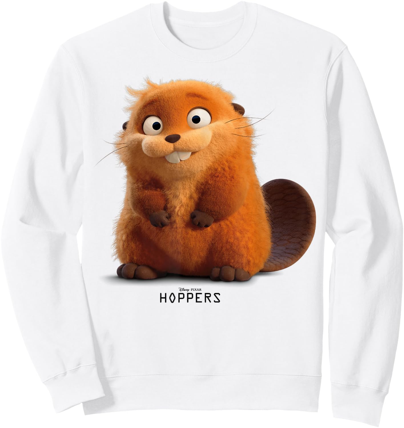 Disney Pixar Hoppers Mabel Beaver Smiling Sweatshirt - Sweatshirt | White