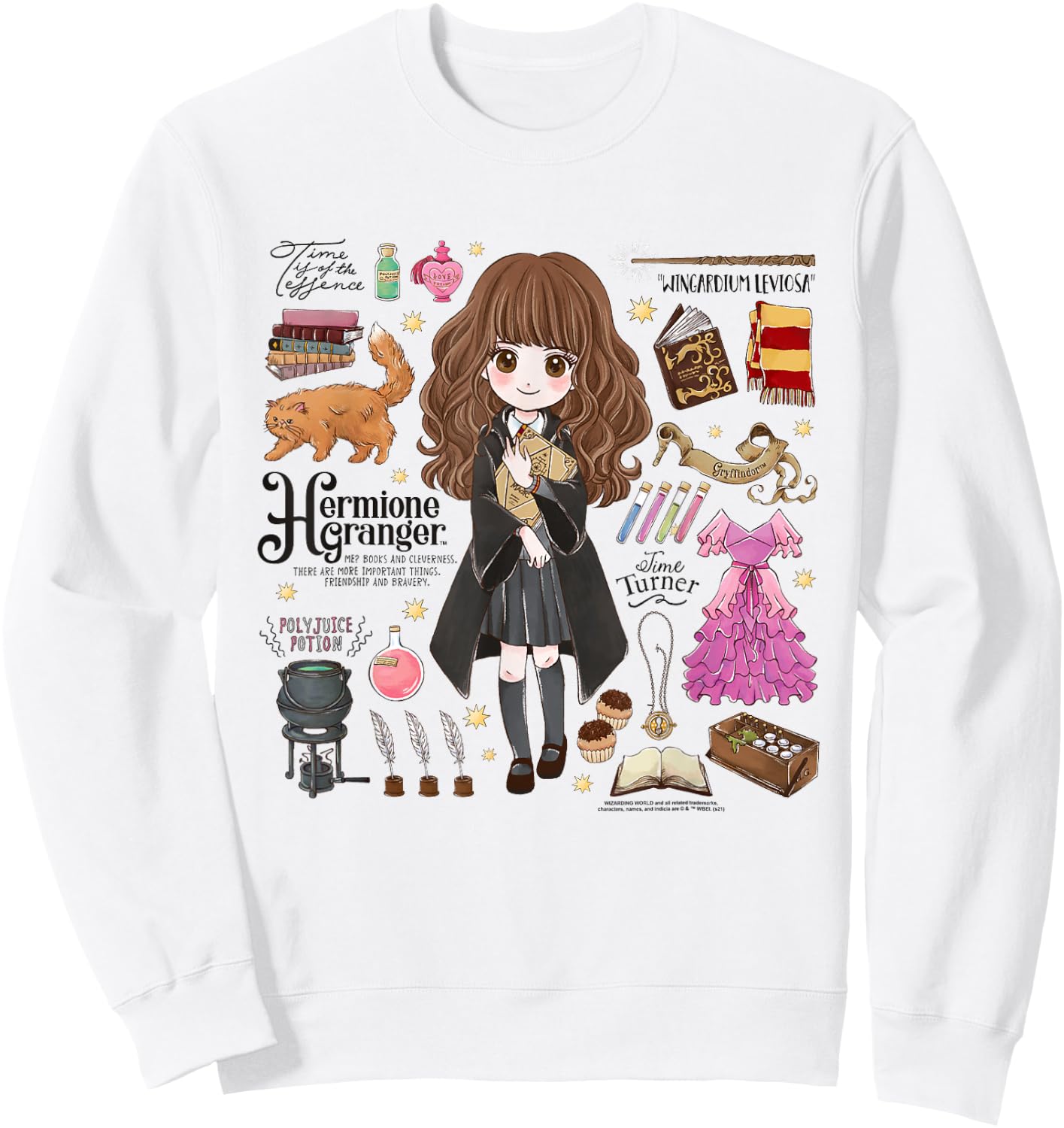 Harry Potter Everything That is Hermione Granger Sweatshirt - Sweatshirt | White
