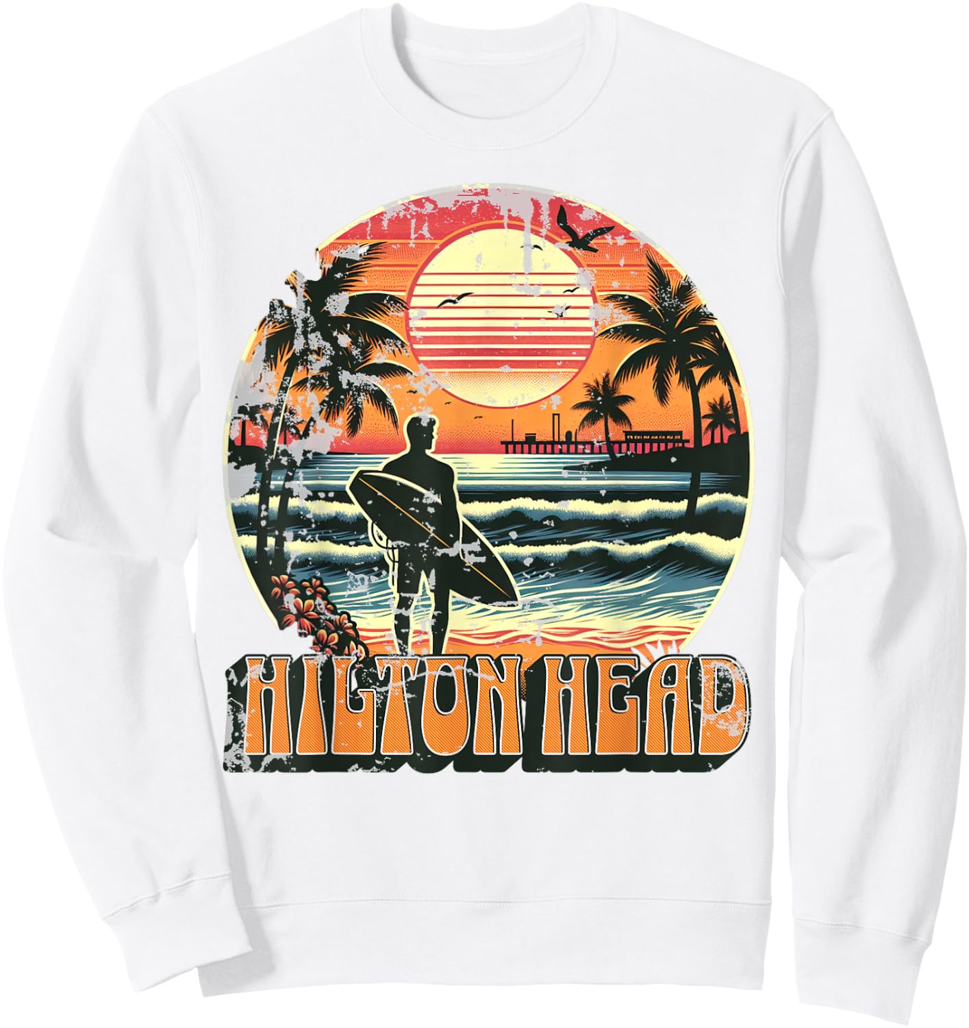 Hilton Head Sweatshirt - Sweatshirt | White