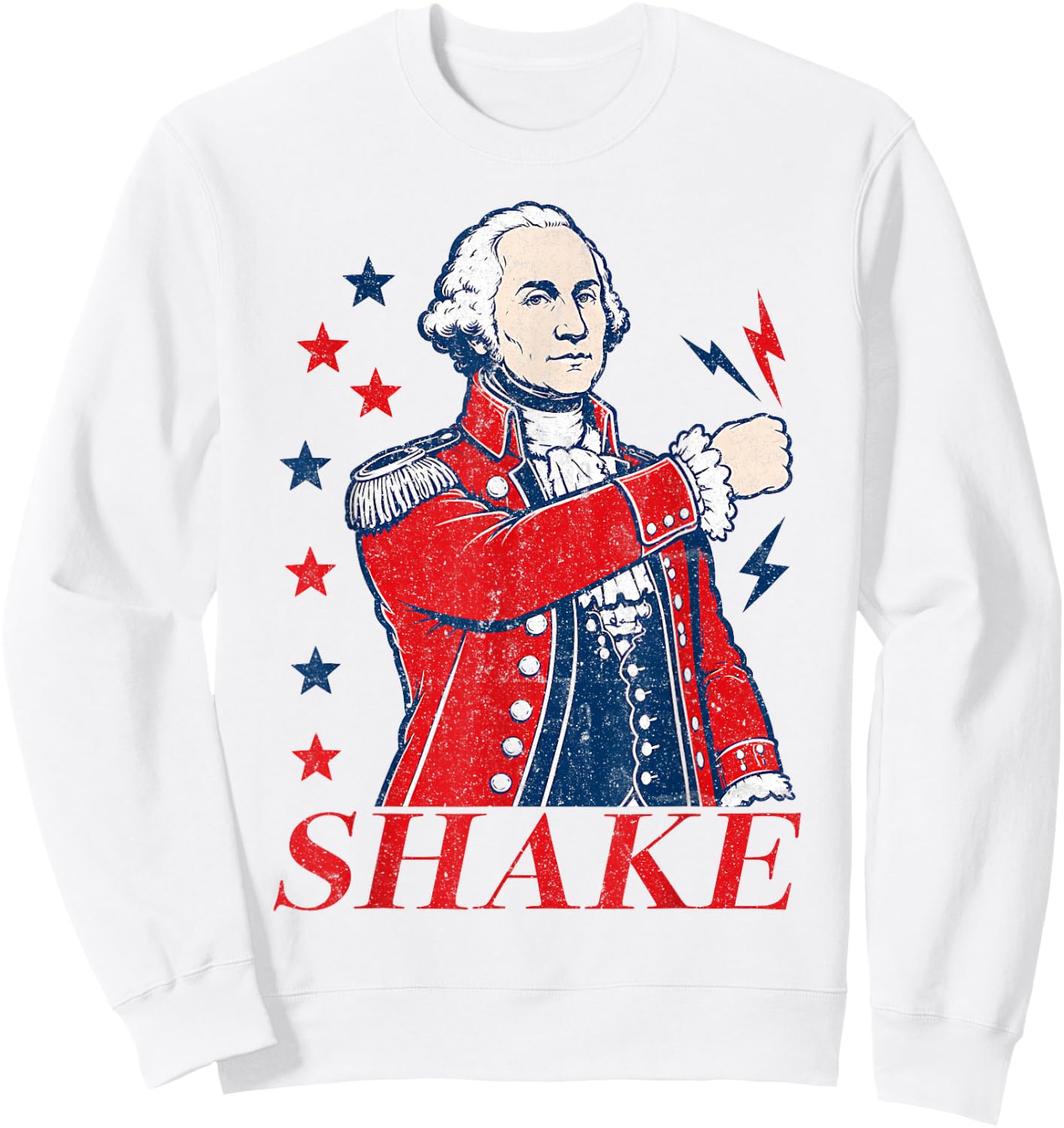 Funny Shake and Bake 4th of July Couple Matching Sweatshirt - Sweatshirt | White