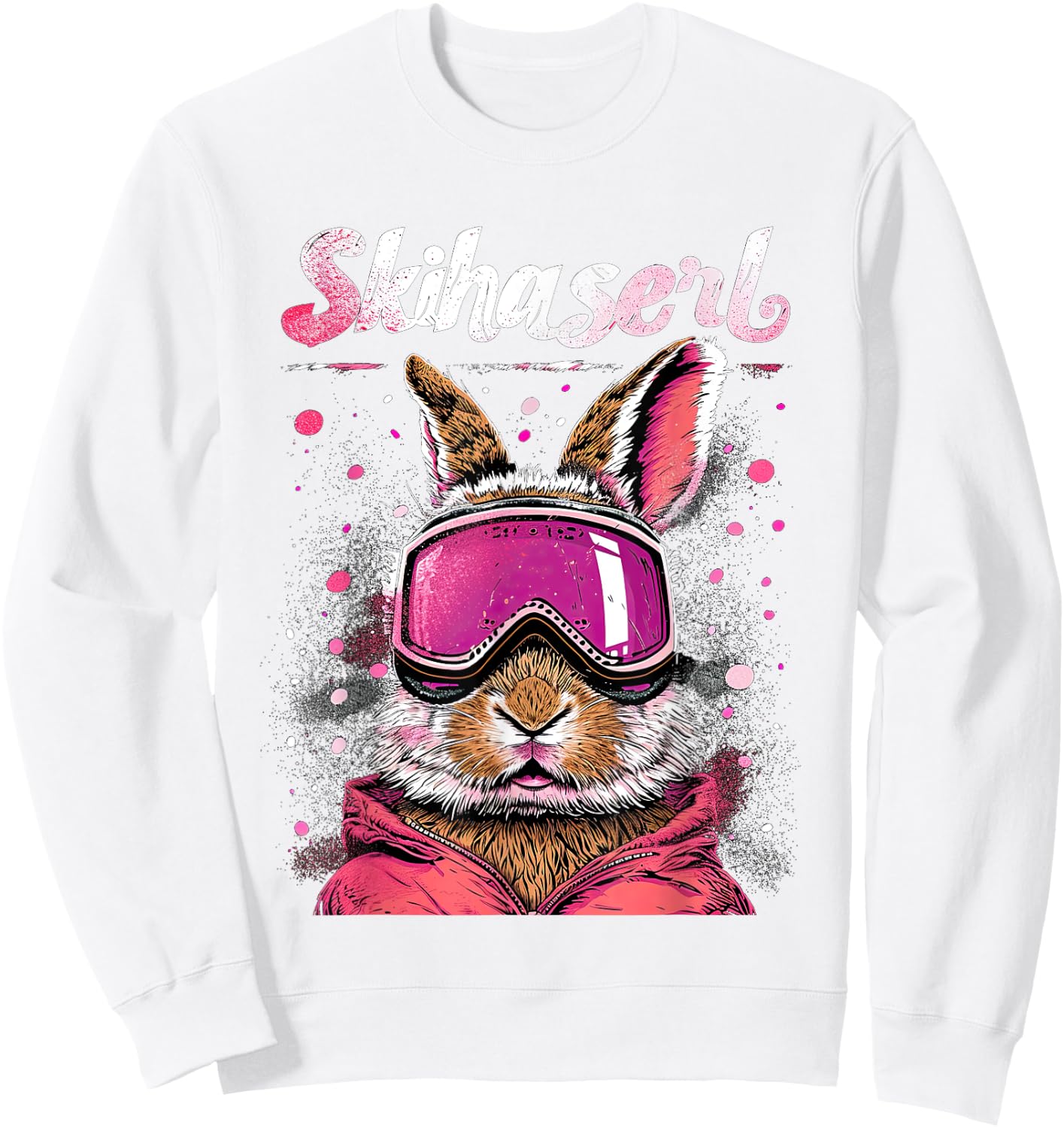 Skihaserl Apres Ski Haserl Skier Winter Women's , White Sweatshirt - Sweatshirt | White