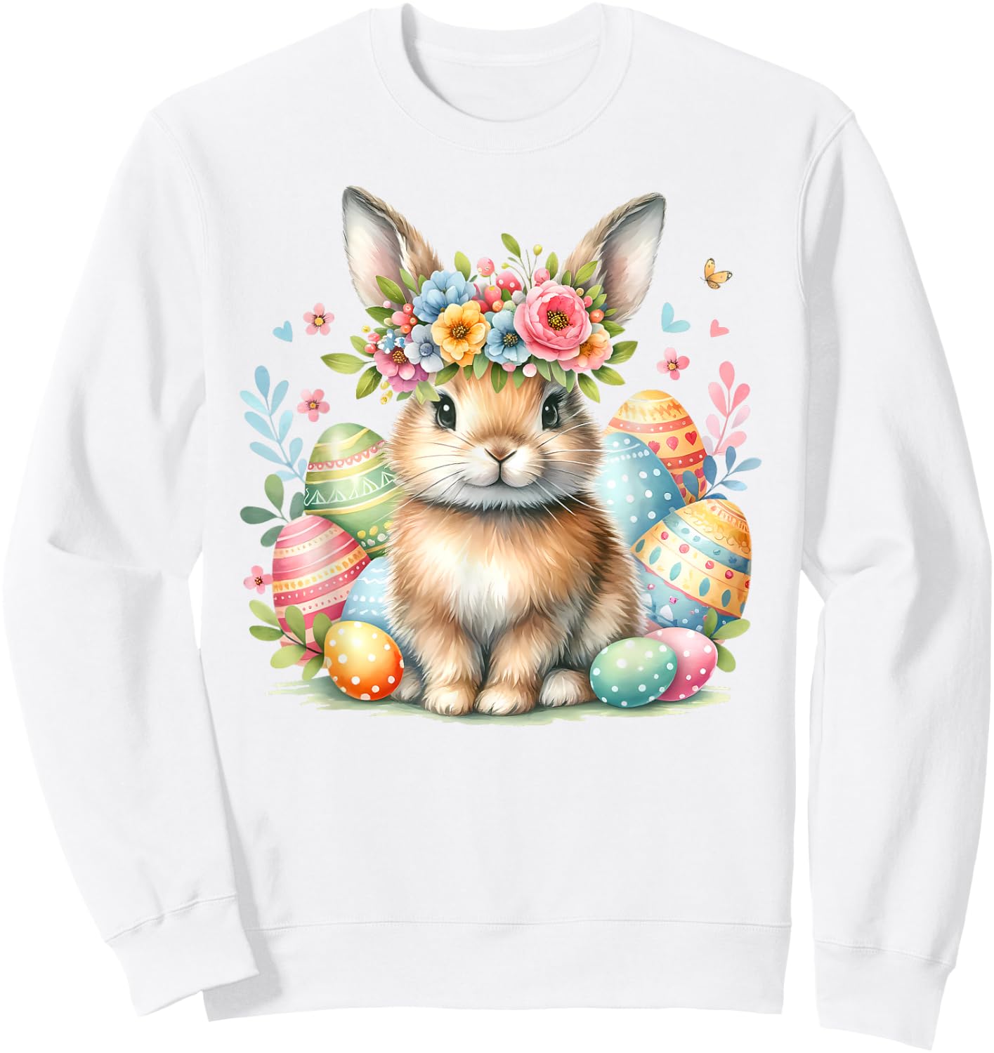Osterhase Ostern Hase Ostereier Oster Outfit Osterhasen süß Sweatshirt - Sweatshirt | White
