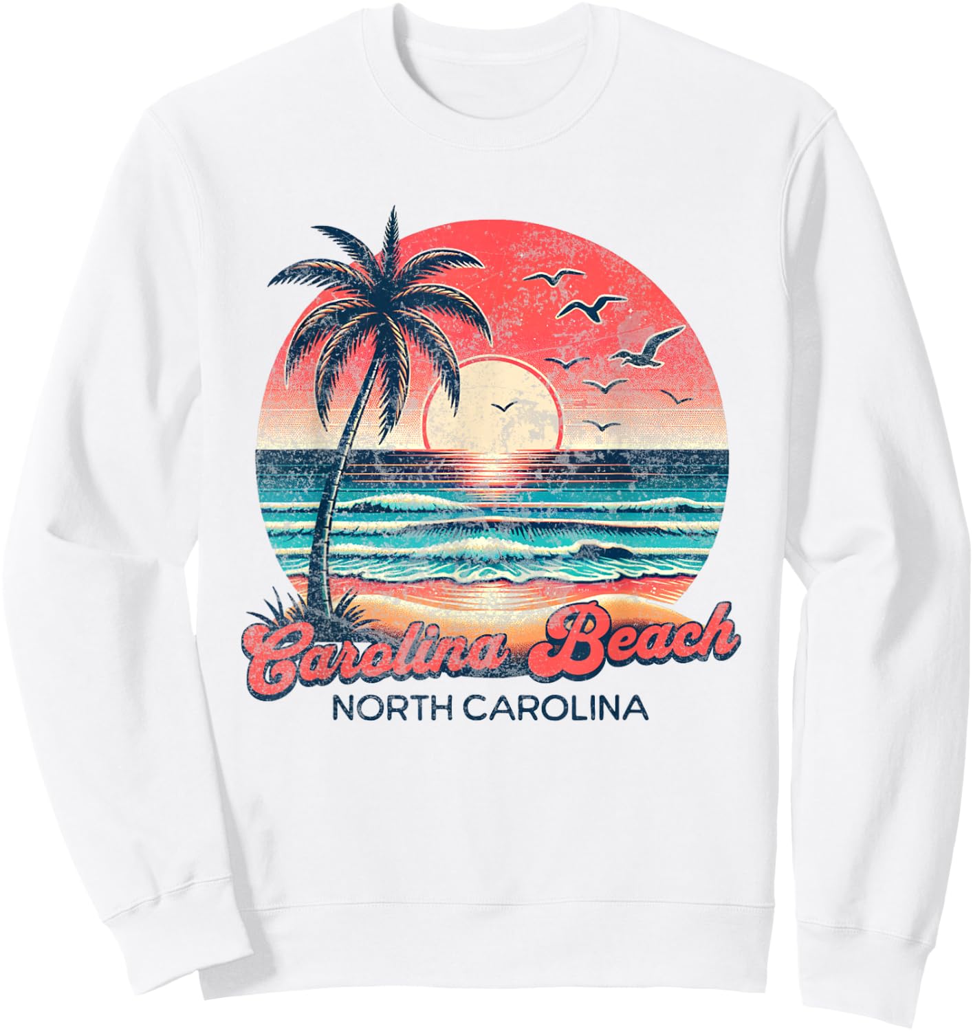 Carolina Beach Sweatshirt - Sweatshirt | White