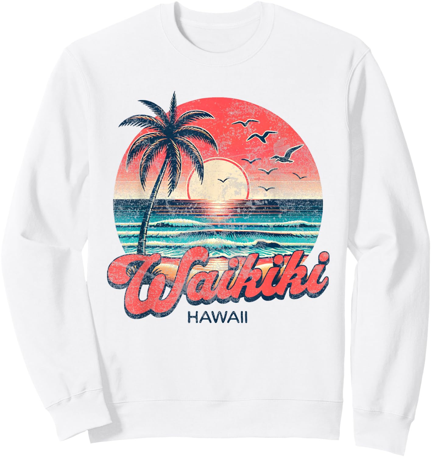 Waikiki Sweatshirt - Sweatshirt | White
