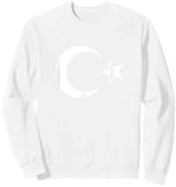 Türkei Flagge Türk Bayragi Herren Türkei Kinder Türkiye Sweatshirt - Sweatshirt | White