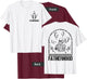 Fatherhood Some Days I Rock It Skeleton, Front And Back T-Shirt - T-Shirt | Maroon