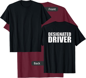Designated Driver Low Vision, Blind T-Shirt - T-Shirt | Maroon