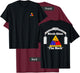 3rd AD on front - Ayers Kaserne-3rd AD print on back T-Shirt - T-Shirt | Maroon