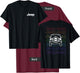 Jeep Pride Repeating Logo - Dark Version (Two-Sided) T-Shirt - T-Shirt | Maroon