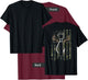 Hunting Fishing Faith - Hunter Fisherman Camo USA - ON Back T-Shirt - T-Shirt | Maroon