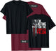 I'm Voting Convicted Felon 2024 American Flag on back Women Men T-Shirt - T-Shirt | Maroon