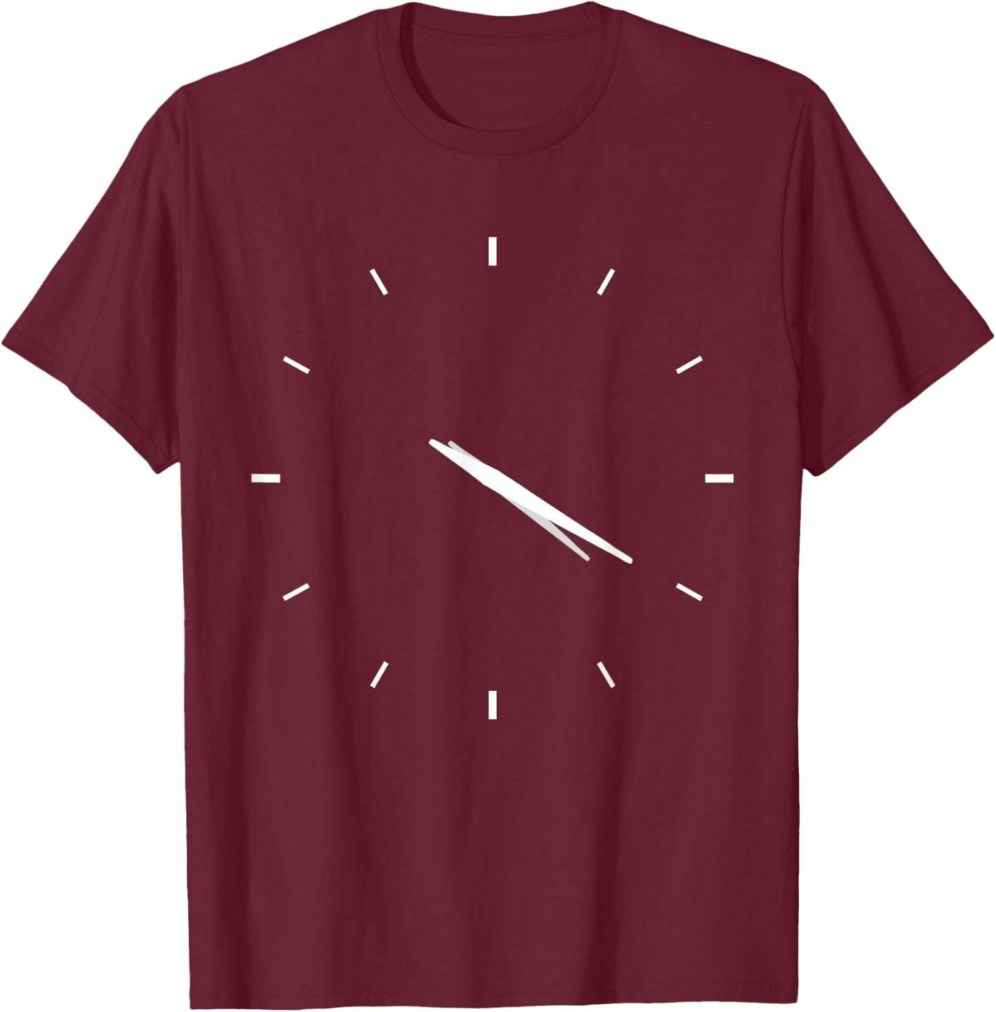 Subtle Stoner Gift, 420 Clock, THC Marijuana Vaporizer Weed T-Shirt - T-Shirt | Maroon