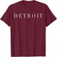 Detroit Michigan Gift Shirt Apparel , Women &Kids T-Shirt - T-Shirt | Maroon