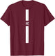 Japan Backprint , black T-Shirt - T-Shirt | Maroon