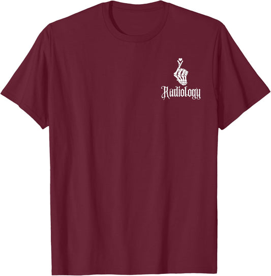 Radiology Tech Have Big Hearts X-Ray Radiology Valentines T-Shirt - T-Shirt | Maroon