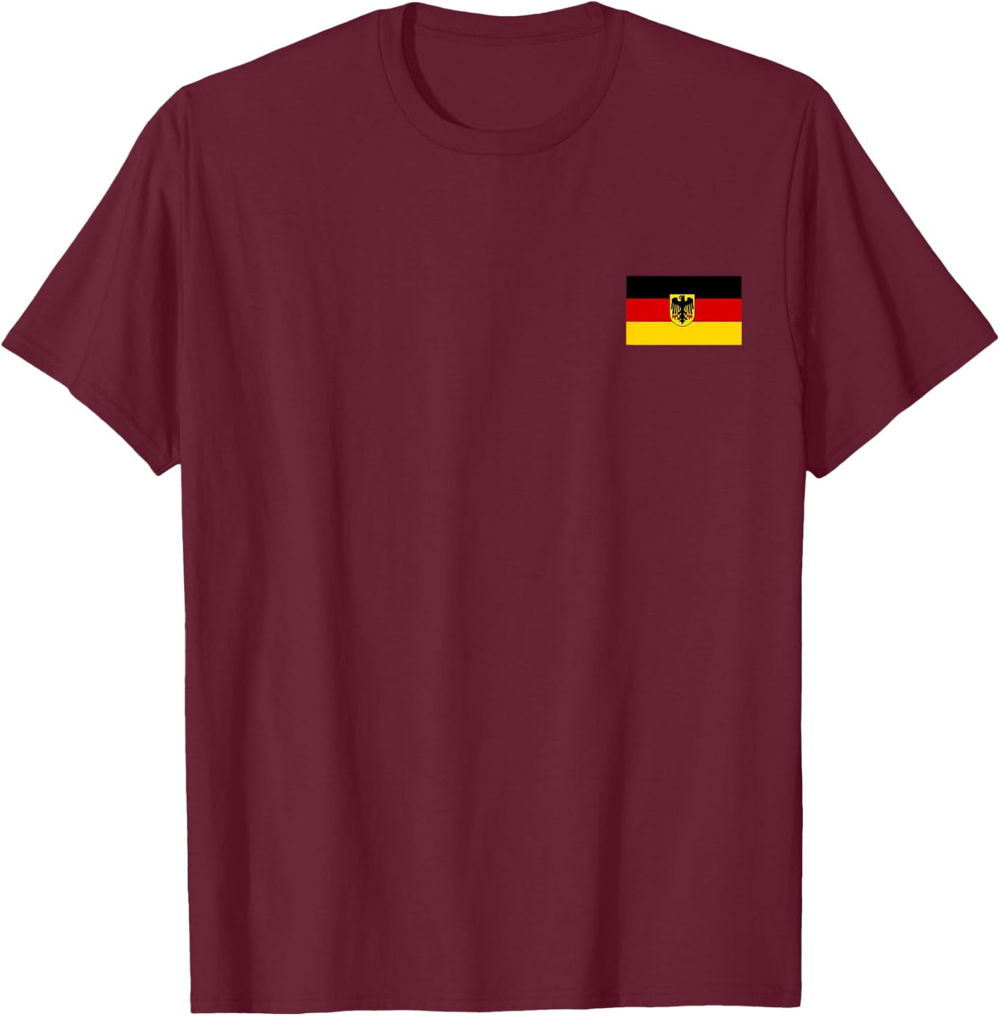 Deutschlandflagge Coole Deutschlandflaggen Deutsche Männer Frauen T-Shirt - T-Shirt | Maroon