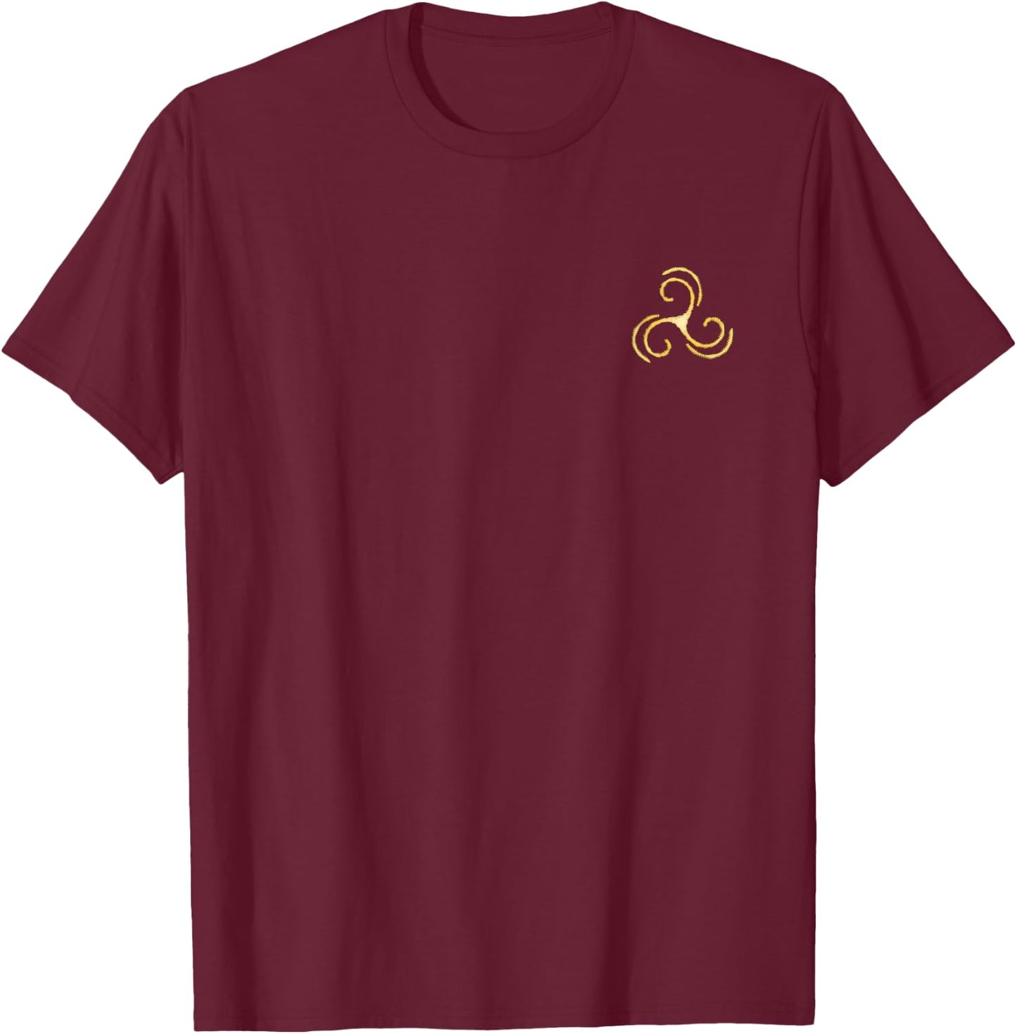 Triskele nordic triple spiral ancient spiritual Irish symbol T-Shirt - T-Shirt | Maroon