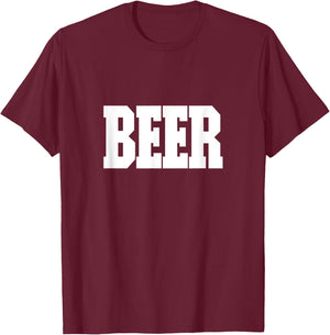 Shirt That Says Beer Women & kids T-Shirt - T-Shirt | Maroon
