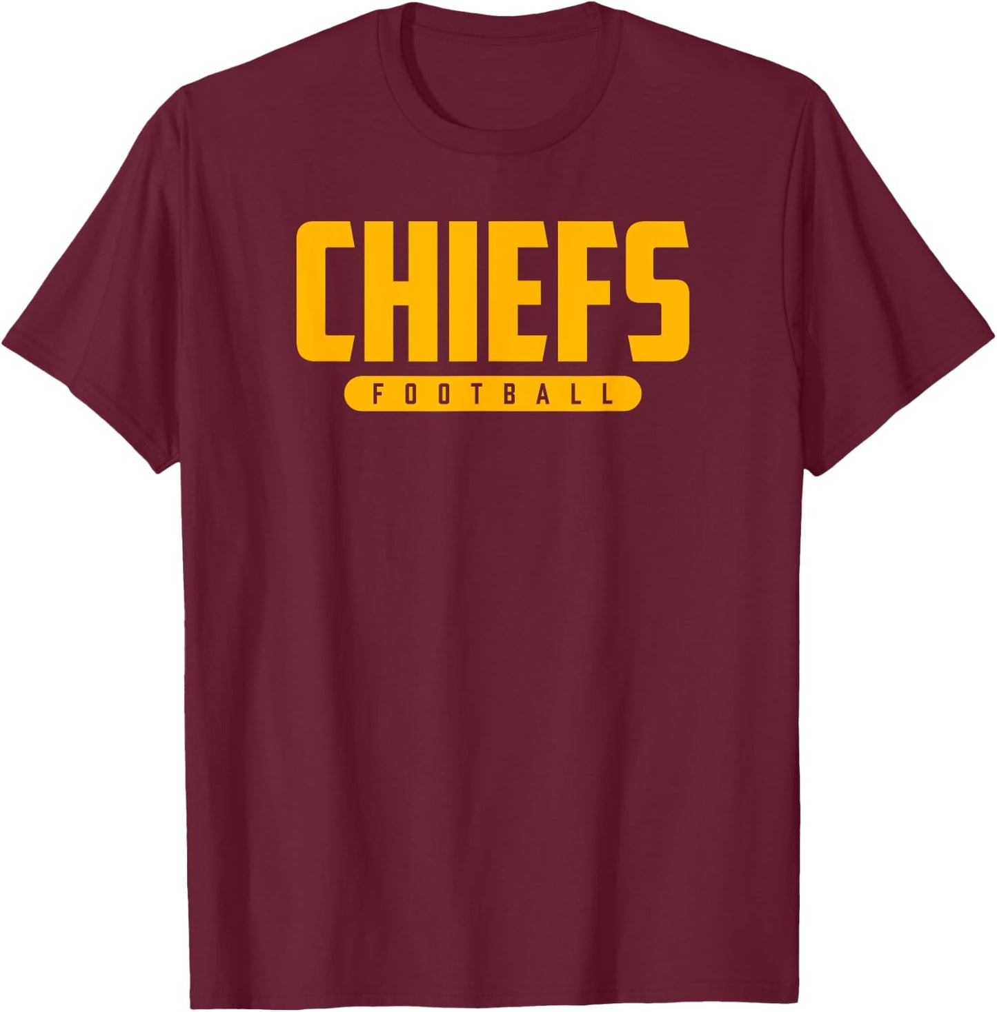 Sequoyah Chiefs Football T-Shirt - T-Shirt | Maroon