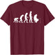 Funny Ice Fishing Gift Women Cool Snow Fishermen T-Shirt - T-Shirt | Maroon