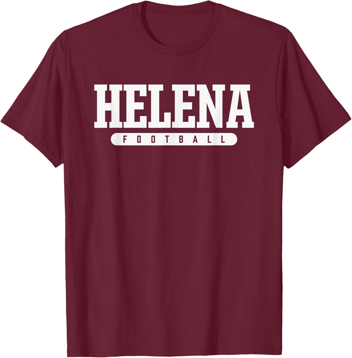 Helena High School Football T-Shirt - T-Shirt | Maroon