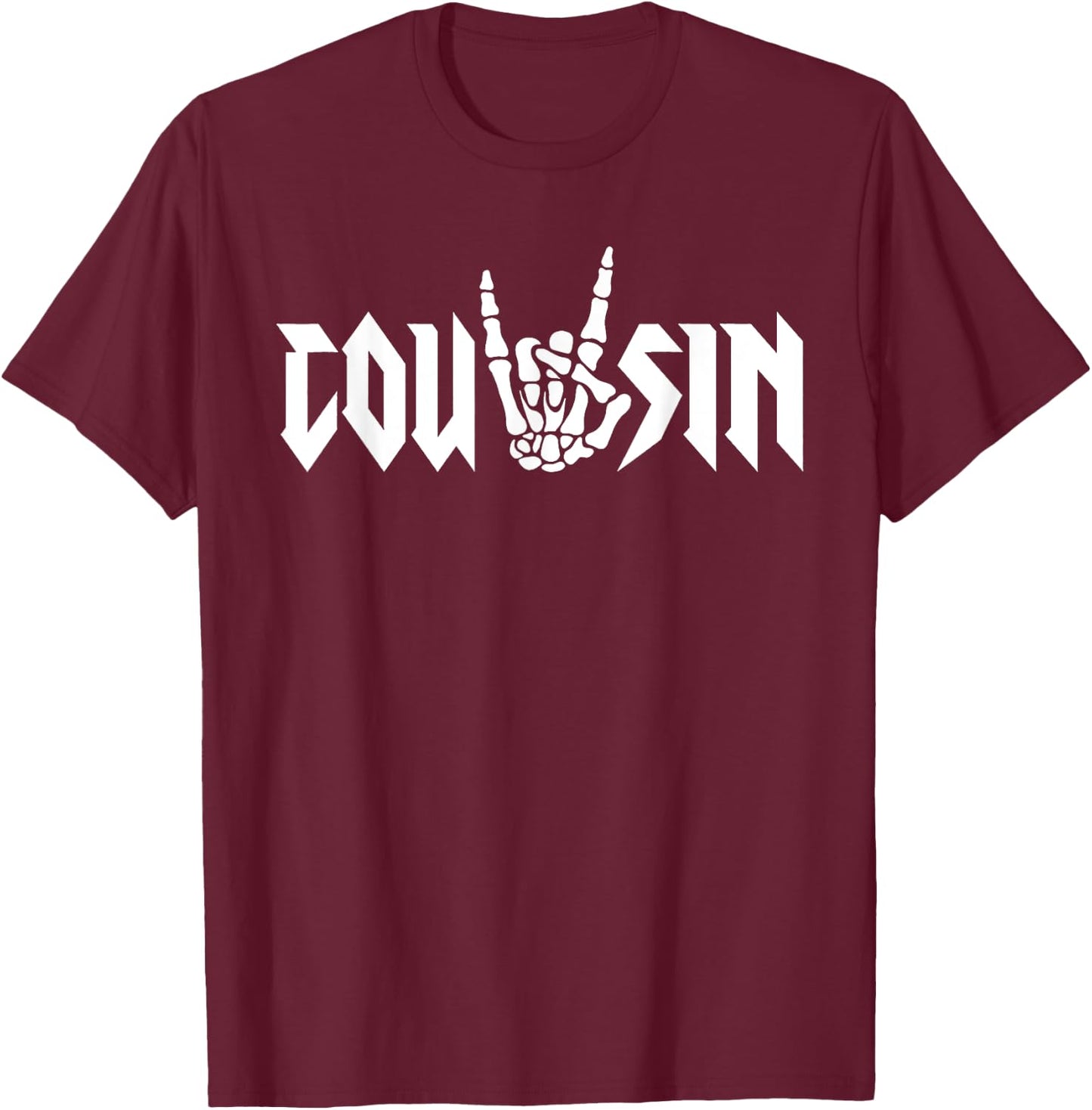 Cousin Of The Bad Two the Bone Birthday 2 Years Old Birthday T-Shirt - T-Shirt | Maroon