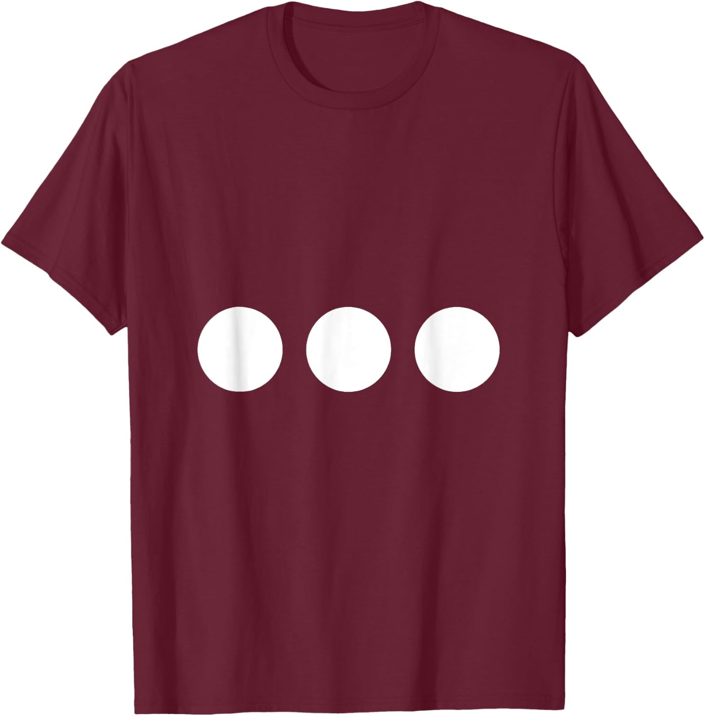Alphabet Punctuation ... Ellipsis T-Shirt - T-Shirt | Maroon