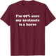 Funny Horse Lover Gift T-Shirt - T-Shirt | Maroon