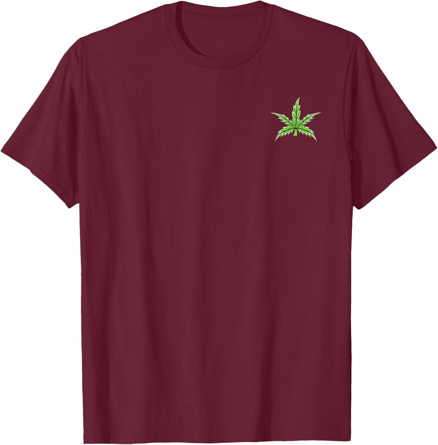 420 Weed Cannabis Marihuana Hanfblatt Legaliseed T-Shirt - T-Shirt | Maroon